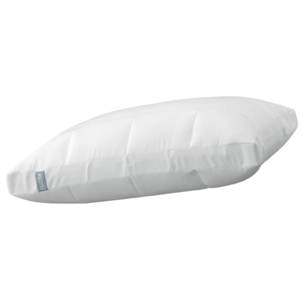 Nuzzle Pillow Standard Size Adjustable 2-Layer Cooling Nanocoil Fiber Bed Pillow